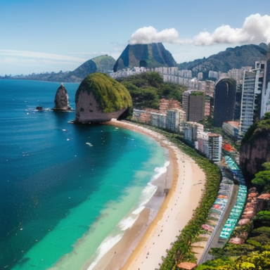 Praia da Urca with Pão de Açúcar