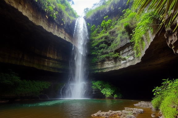 Cachoeira na Chapada dos Veadeiros