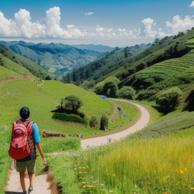 Young traveler exploring a new destination