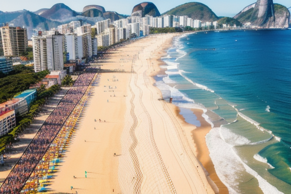 Copacabana Beach in Rio de Janeiro