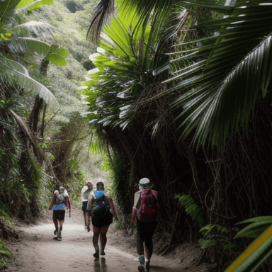 Hiking in the Atlantic Forest