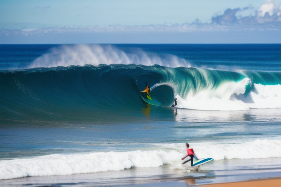 Surfers at Praia do Recreio