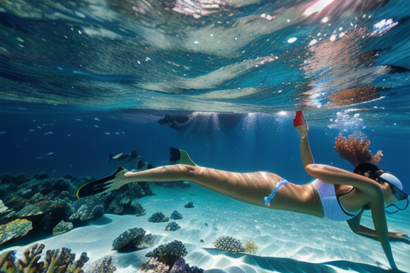 Snorkeling in the Maldives