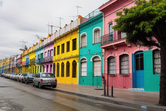 La Boca neighborhood in Buenos Aires, Argentina